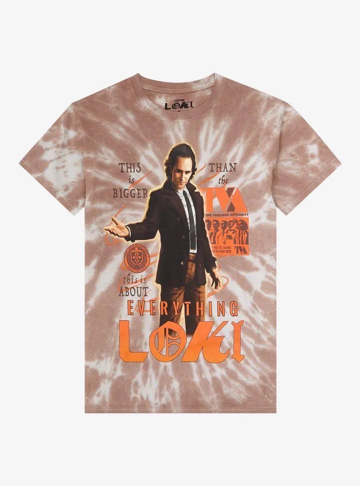 Marvel Loki Bigger Than TVA Boyfriend Fit Girls T-Shirt