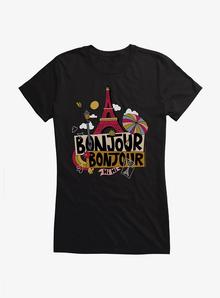 Heartstopper Paris Bonjour Girls T-Shirt