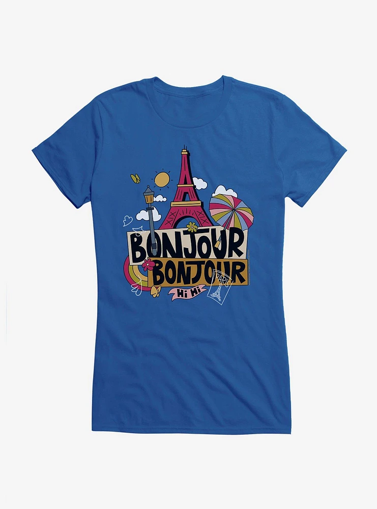 Heartstopper Paris Bonjour Girls T-Shirt