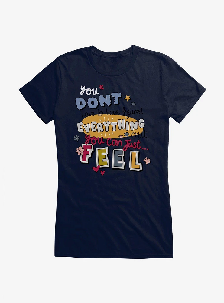 Heartstopper You Can Just Feel Girls T-Shirt