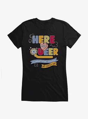 Heartstopper Here And Queer Girls T-Shirt