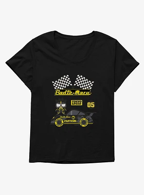 Hello Kitty And Friends Badtz-Maru Race Car Tokyo Speed Girls T-Shirt Plus