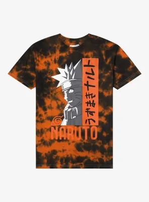 Naruto Shippuden Shadow Orange Tie-Dye T-Shirt