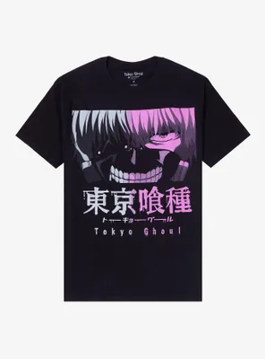 Tokyo Ghoul Ken Face Ombre Split T-Shirt