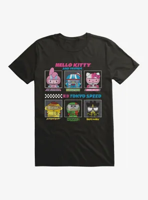 Hello Kitty And Friends Tokyo Speed Lineup T-Shirt
