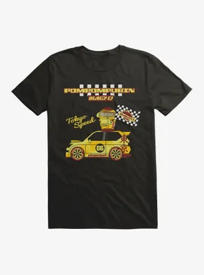 Hello Kitty And Friends Pompompurin Race Car Tokyo Speed T-Shirt