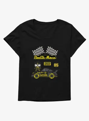 Hello Kitty And Friends Badtz-Maru Race Car Tokyo Speed Womens T-Shirt Plus