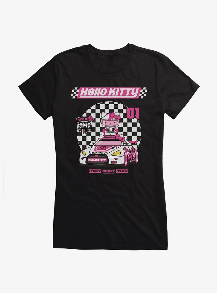 Hello Kitty And Friends Race Car Tokyo Speed Girls T-Shirt