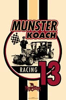 The Munsters Munster Koach Racing Poster