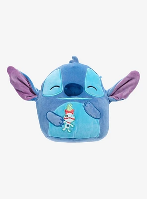 Squishmallows Disney Stitch Holding Scrump Plush