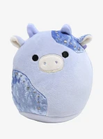 Squishmallows Marzio Blue Velvet Cow Plush