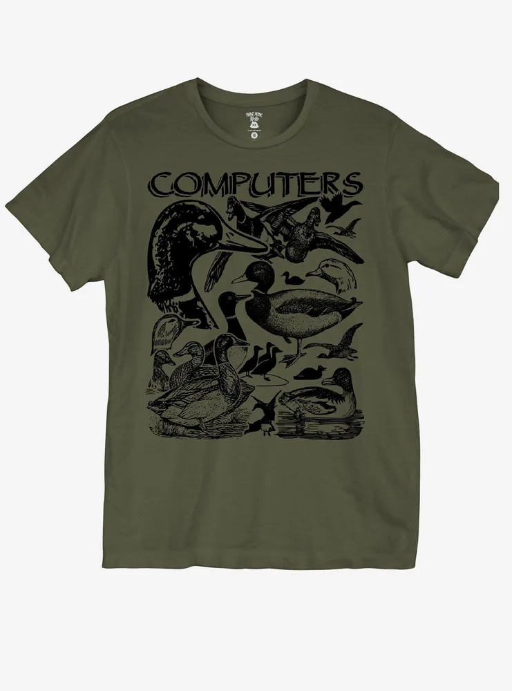 Computers Ducks T-Shirt By Arcane Bullshit