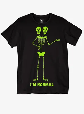 Double-Headed Skeleton T-Shirt By Kaitlin Martin