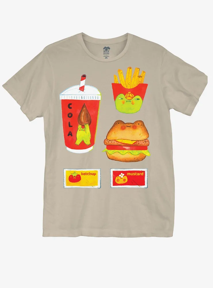 Frog Burger & Fries T-Shirt By Root People