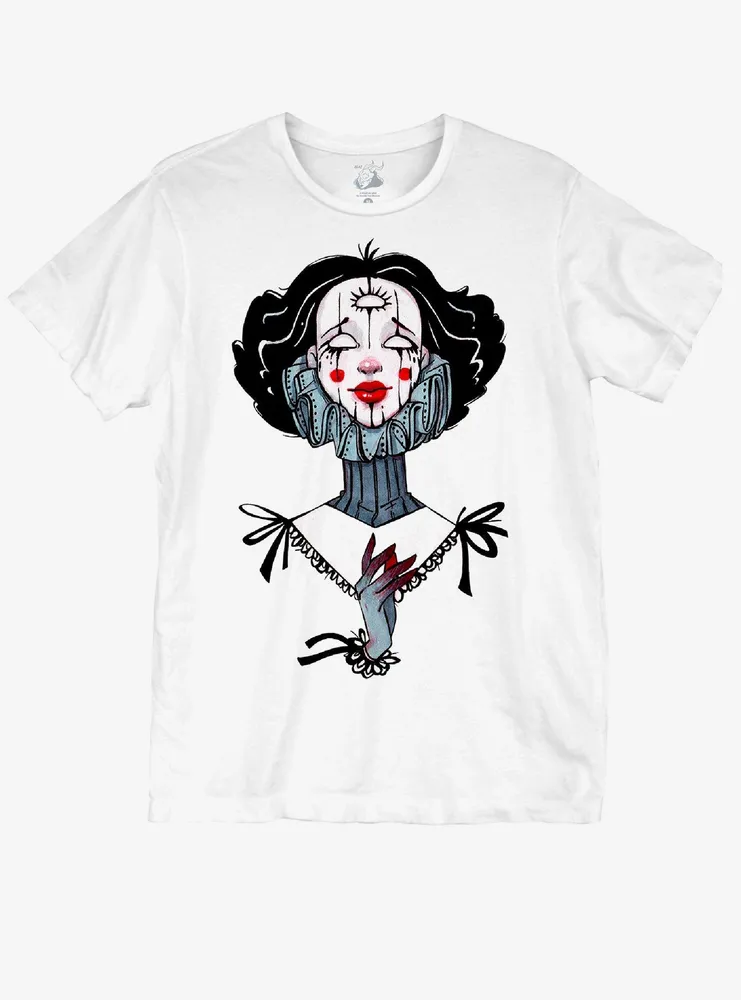 Sad Jester T-Shirt By Karina Gazizova