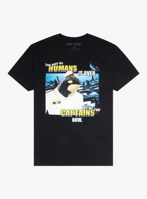 Orca Are The Captains Now T-Shirt