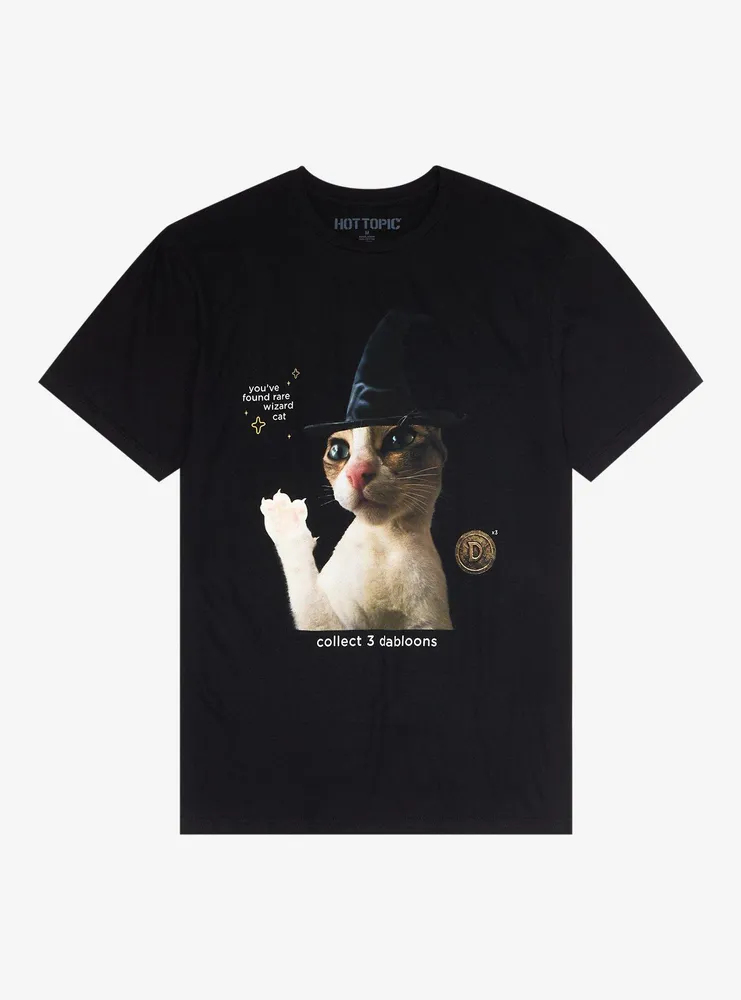 Cat Wizard Dabloons T-Shirt