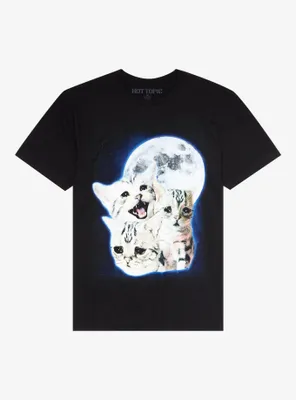 Crying Cats & Full Moon T-Shirt