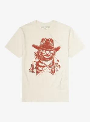 Cowboy Cat Tonal T-Shirt