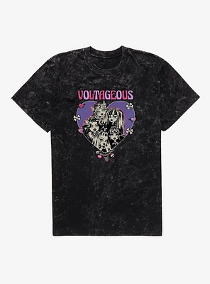 Monster High Voltageous Group Pose Mineral Wash T-Shirt