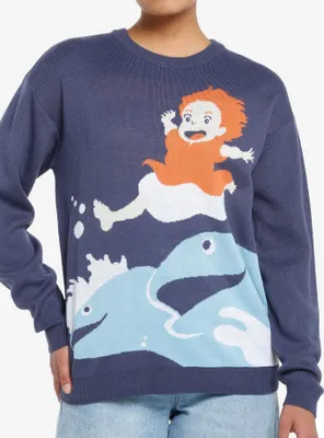 Studio Ghibli Ponyo Fish Girls Sweater