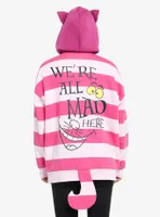 Disney Alice Wonderland Cheshire Cat Girls Hoodie