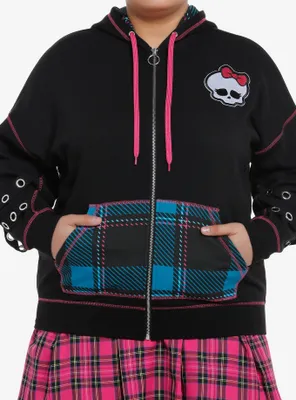Monster High Grommet Sleeve Girls Hoodie Plus