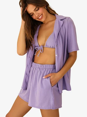 Dippin' Daisy's Ashley Shorts Cover-Up Bedazzled Lilac