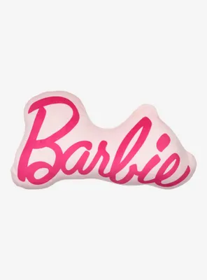 Barbie Logo Figural Pillow