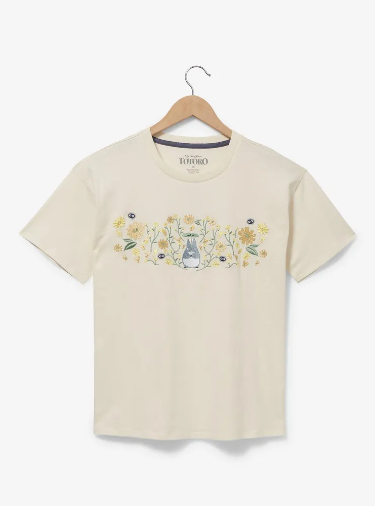 Studio Ghibli My Neighbor Totoro Floral Women's T-Shirt - BoxLunch Exclusive