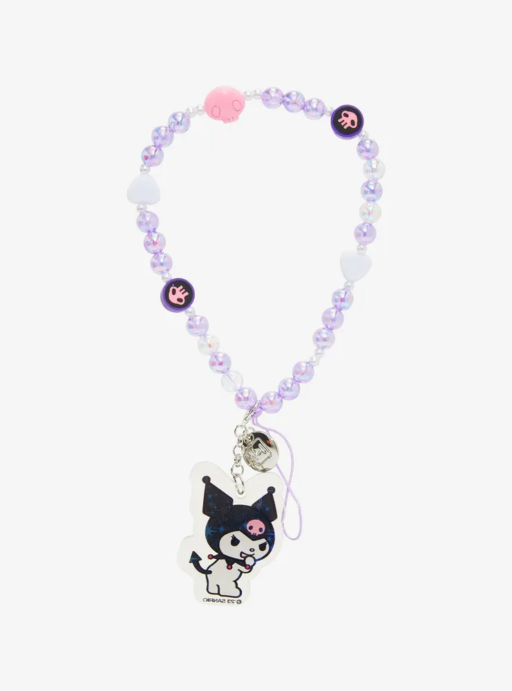 Kuromi Bead Phone Charm