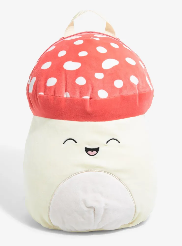 Squishmalllows Malcolm Mushroom Plush Backpack