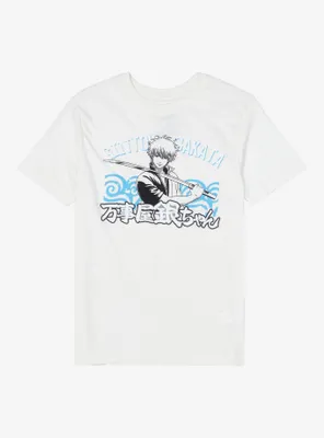 Gintama Gintoki Wave Boyfriend Fit Girls T-Shirt