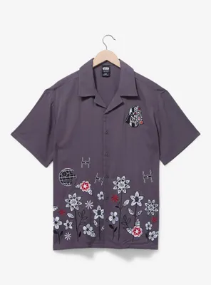 Star Wars Dark Side Floral Woven Button-Up - BoxLunch Exclusive