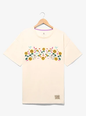 Disney Pocahontas Embroidered Floral Women's Plus T-Shirt - BoxLunch Exclusive
