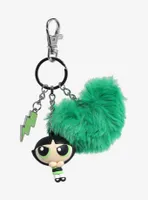 The Powerpuff Girls Buttercup Pom Pom Multi Charm Keychain