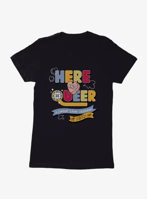 Heartstopper Here And Queer Womens T-Shirt