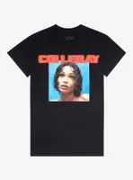 Coi Leray Portrait Boyfriend Fit Girls T-Shirt