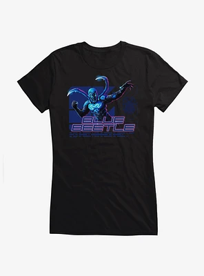 Blue Beetle Code Profile Girls T-Shirt