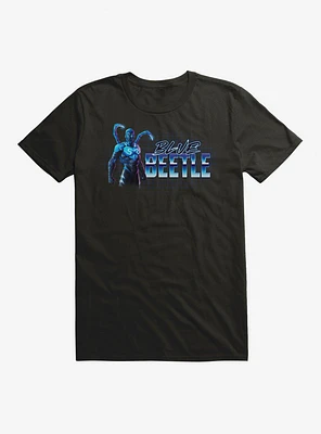 Blue Beetle Grid Profile T-Shirt