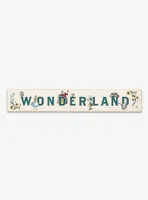 Disney Alice In Wonderland Character Line-Up Horizontal Wood Wall Decor