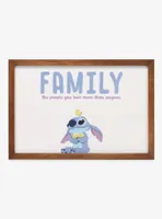 Disney Lilo & Stitch Duck Family Framed Wood Wall Decor