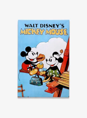 Disney Mickey Mouse Construction Site Classic Movie Cover Canvas Wall Decor