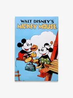 Disney Mickey Mouse Construction Site Classic Movie Cover Canvas Wall Decor