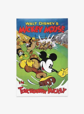 Disney Mickey Mouse Football Classic Movie Cover Canvas Wall Decor