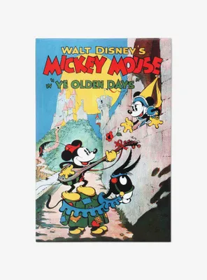 Disney Mickey Mouse Ye Olden Days Classic Movie Cover Canvas Wall Decor