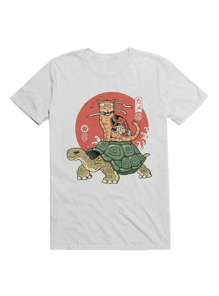 Catana On Turtle T-Shirt