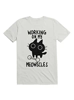 Fitness Cat Working On My Meowscles T-Shirt