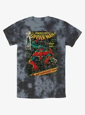 Marvel Spider-Man Comic 100th Anniversary Cover Tie-Dye T-Shirt