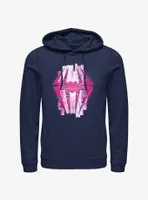 Marvel Spider-Man Glitch Box Spider Symbol Hoodie